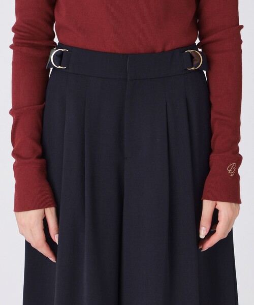 BLUE LABEL CRESTBRIDGE ガウチョパンツ ネイビー BLUE LABEL CRESTBRIDGE（ブルーレーベルクレストブリッジ）の