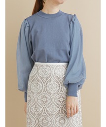 Te chichi | シフォンスリーブニット(ニット/セーター)