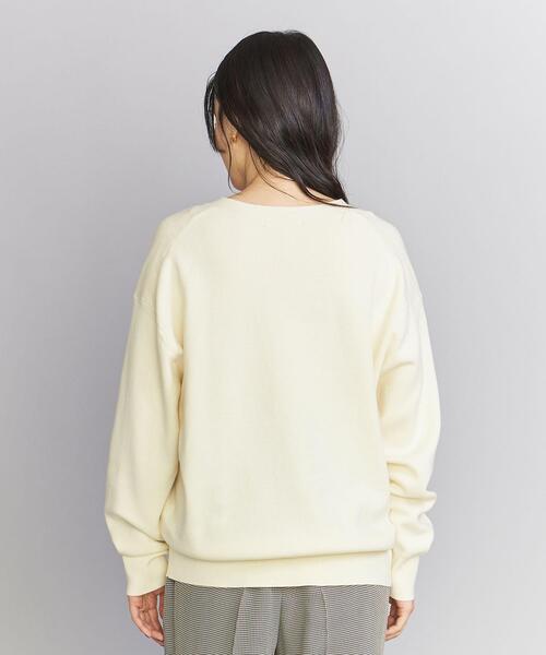 BEAUTY&amp;YOUTH UNITED ARROWS - ぷう　ソフトコットン Vネック スムースニットプルオーバー ソフトコットン Vネック スムース ニットプルオーバー