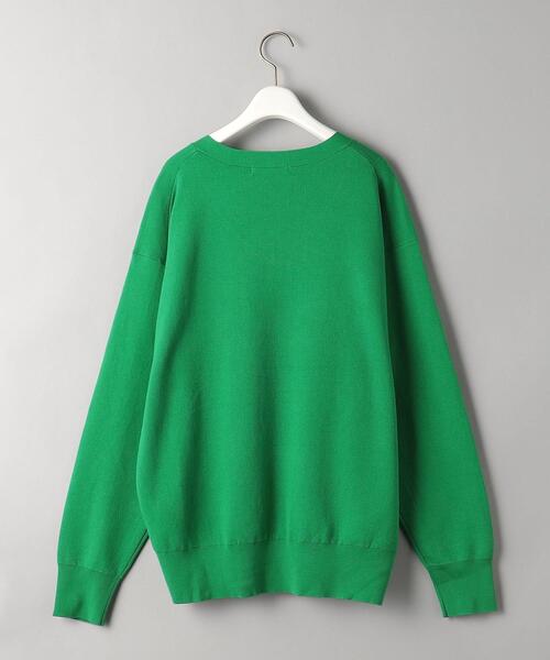 BEAUTY&YOUTH UNITED ARROWS(ビューティーアンドユースユナイテッドアローズ)の「ソフトコットン スムース Vネック ニットプルオーバー -ウォッシャブル-(ニット/セーター・レディース・オフホワイト/ピンク/ケリー・FREE)」の17枚目の写真