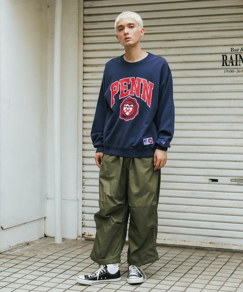 Russell Athletic(ラッセルアスレティック)の「Russell Athletic/ラッセルアスレティック The University of Pennsylvania Bookstore Sweat Crew shirt スウェット(スウェット・メンズ・ネイビー/バーガンディー/スモークグレー・XL/M/L)」の21枚目の写真