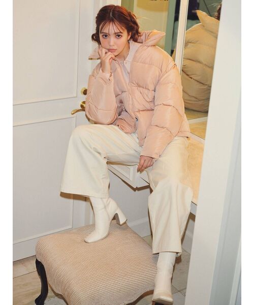 CALNAMUR(カルナムール)の「ハイウエストワイドデニム(デニムパンツ・レディース・ブラック/アイボリー・SMALL/MEDIUM)」の6枚目の写真