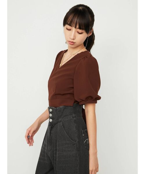 CALNAMUR(カルナムール)の「ハイウエストワイドデニム(デニムパンツ・レディース・ブラック/アイボリー・SMALL/MEDIUM)」の13枚目の写真