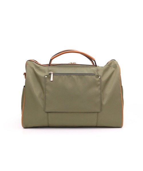 MIAN （ミアン）の「CLEMATIS / トラベルボストンバッグ（ボストンバッグ・レディース・ベージュ/カーキ/ブラック/グレイッシュベージュ・FREE）」の7枚目の写真