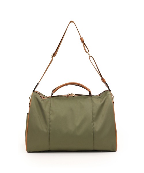 MIAN （ミアン）の「CLEMATIS / トラベルボストンバッグ（ボストンバッグ・レディース・ベージュ/カーキ/ブラック/グレイッシュベージュ・FREE）」の10枚目の写真