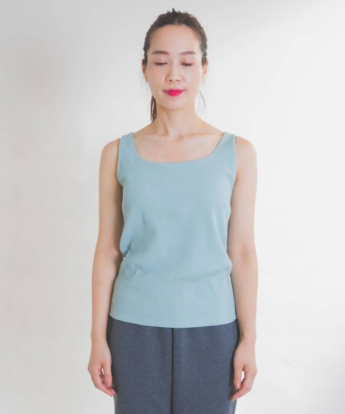 URBAN RESEARCH Sonny Label（アーバンリサーチサニーレーベル）の「SLAB Rib Tanktop（タンクトップ・レディース・チャコールグレー/ブラック/ミント・SMALL/MEDIUM）」の17枚目の写真