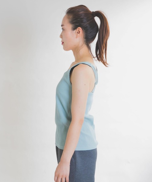 URBAN RESEARCH Sonny Label（アーバンリサーチサニーレーベル）の「SLAB Rib Tanktop（タンクトップ・レディース・チャコールグレー/ブラック/ミント・SMALL/MEDIUM）」の18枚目の写真