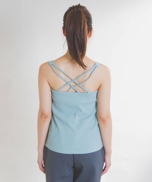 URBAN RESEARCH Sonny Label（アーバンリサーチサニーレーベル）の「SLAB Rib Tanktop（タンクトップ・レディース・チャコールグレー/ブラック/ミント・SMALL/MEDIUM）」の19枚目の写真