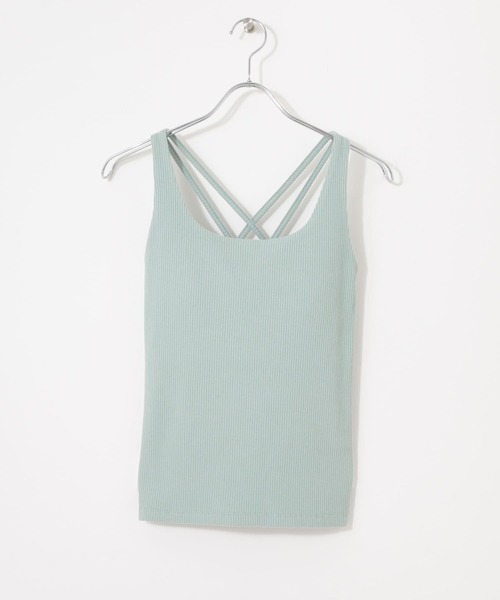 URBAN RESEARCH Sonny Label（アーバンリサーチサニーレーベル）の「SLAB Rib Tanktop（タンクトップ・レディース・チャコールグレー/ブラック/ミント・SMALL/MEDIUM）」の22枚目の写真