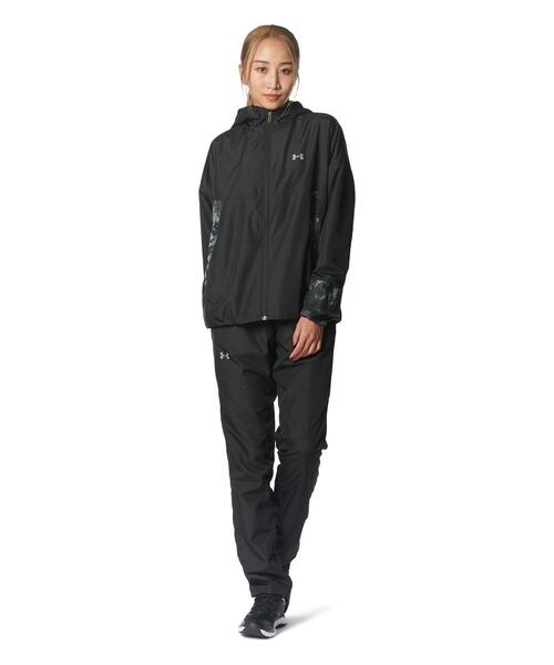 UNDER ARMOUR（アンダーアーマー）の「UAトリコット ウーブン フルジップ フーディー（トレーニング/レディース）（その他アウター・レディース・ネイビー/ブラック/パープル・S/XL/L/M）」の5枚目の写真