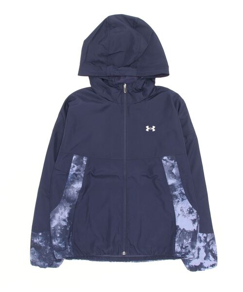 UNDER ARMOUR（アンダーアーマー）の「UAトリコット ウーブン フルジップ フーディー（トレーニング/レディース）（その他アウター・レディース・ネイビー/ブラック/パープル・S/XL/L/M）」の16枚目の写真