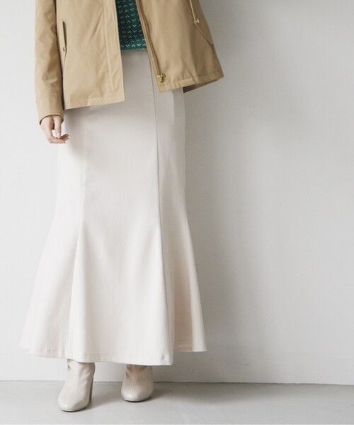 Cutie Blonde（キューティーブロンド）の「◆【落ち感が魅力】ツイル起毛マーメイドスカート（スカート・レディース・ピンク系/ブラック/ブラウン系その他/アイボリー・01/02/03）」の21枚目の写真