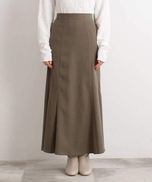 Cutie Blonde（キューティーブロンド）の「◆【落ち感が魅力】ツイル起毛マーメイドスカート（スカート・レディース・ピンク系/ブラック/ブラウン系その他/アイボリー・01/02/03）」の22枚目の写真