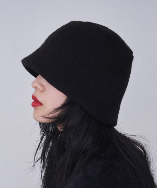 FEKETE(フェケテ)の「KNIT BUCKET HAT / ニットバケットハット(ハット・メンズ・ピンク/ブラック/チャコールグレー・FREE)」の20枚目の写真