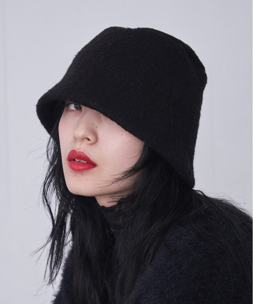 FEKETE(フェケテ)の「KNIT BUCKET HAT / ニットバケットハット(ハット・メンズ・ピンク/ブラック/チャコールグレー・FREE)」の14枚目の写真