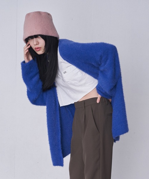 FEKETE(フェケテ)の「KNIT BUCKET HAT / ニットバケットハット(ハット・メンズ・ピンク/ブラック/チャコールグレー・FREE)」の12枚目の写真