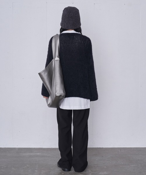 FEKETE(フェケテ)の「KNIT BUCKET HAT / ニットバケットハット(ハット・メンズ・ピンク/ブラック/チャコールグレー・FREE)」の17枚目の写真