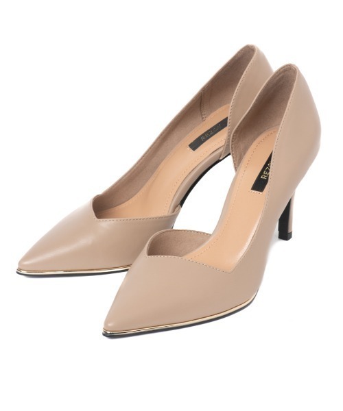 REZOY(リゾイ)の「【REZOY】ゴールドパイピングサイドオープンパンプス(パンプス・レディース・ブラック/ブラウン系その他/ベージュ系その他・22cm/22.5cm/23cm/23.5cm/24cm/24.5cm)」の3枚目の写真