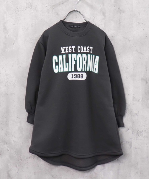 THE CASUAL（カジュアル）の「選べる18カラービッグシルエットボリューム袖ワンピース（ワンピース・キッズ・ブラック系/ベージュ系1/ベージュ/オートミール/ダークグリーン/キャメル/グレー系2/ベージュ系/ブラック/グレイッシュベージュ/ダークグリーン系/チャコール/杢グレー/ヘザーチャコール/グレー系/グレー系1/ピンク/ネイビー・150cm/110cm/130cm/120cm/160cm/140cm）」の7枚目の写真