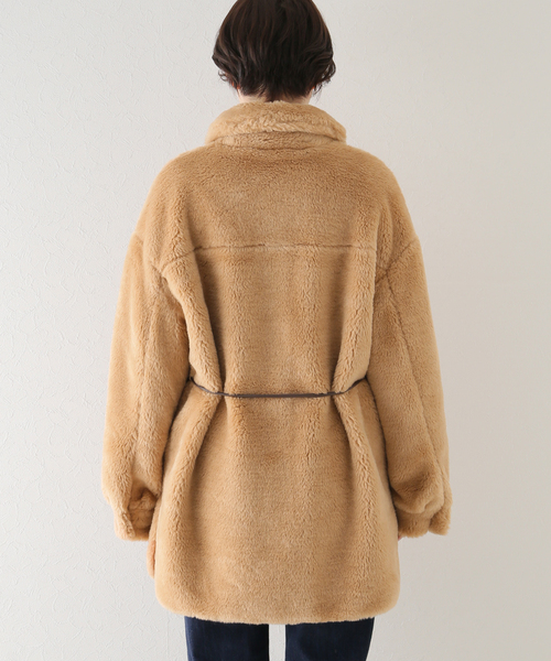 U by SPICK&SPAN SELECT(ユーバイスピックアンドスパンセレクト)の「【MOLLIOLLI/モリオリ】 ASHLEY SHIRKET HALF コート(その他アウター・レディース・キャメル・FREE)」の15枚目の写真