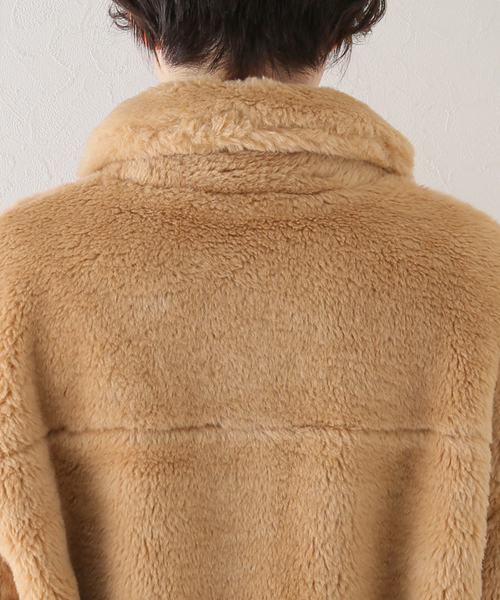 U by SPICK&SPAN SELECT(ユーバイスピックアンドスパンセレクト)の「【MOLLIOLLI/モリオリ】 ASHLEY SHIRKET HALF コート(その他アウター・レディース・キャメル・FREE)」の17枚目の写真