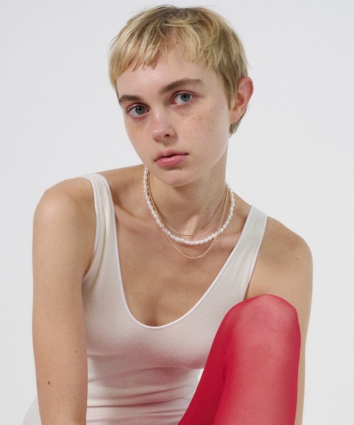 GOLDY（ゴールディ）の「パール × チェーン マルチ レイヤード ネックレス（ネックレス・レディース・ゴールド/シルバー・FREE）」の18枚目の写真