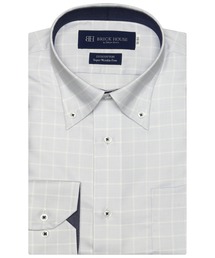 TOKYO SHIRTS | スーピマ 形態安定ノーアイロン ドゥエボットーニ・ボタンダウン 長袖ビジネスワイシャツ(ビジネスシャツ)