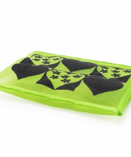 Casselini（キャセリーニ）の「Casselini(キャセリーニ)チュール刺繍ポーチ（ポーチ・レディース・ブルー/グリーン/ブラック/ピンク・FREE）」の16枚目の写真