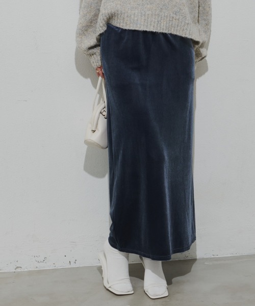 Aunt Marie's（アントマリーズ）の「ベロアナロースカート（スカート・レディース・ブラック/ブルー/イエロー・SMALL/FREE）」の4枚目の写真