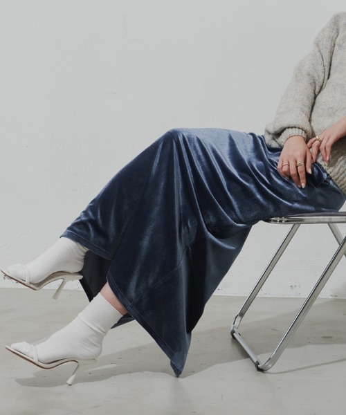 Aunt Marie's（アントマリーズ）の「ベロアナロースカート（スカート・レディース・ブラック/ブルー/イエロー・SMALL/FREE）」の18枚目の写真