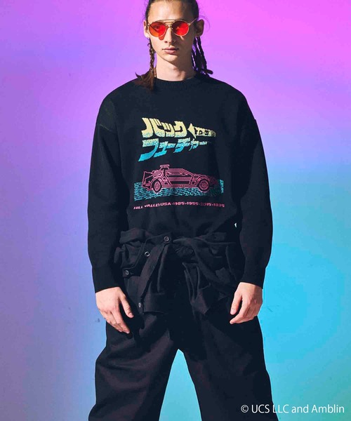 maison special バックトゥザフューチャー　ニット ユニセックスアイテム》【MOVIE SERIES】『BACK TO THE FUTURE