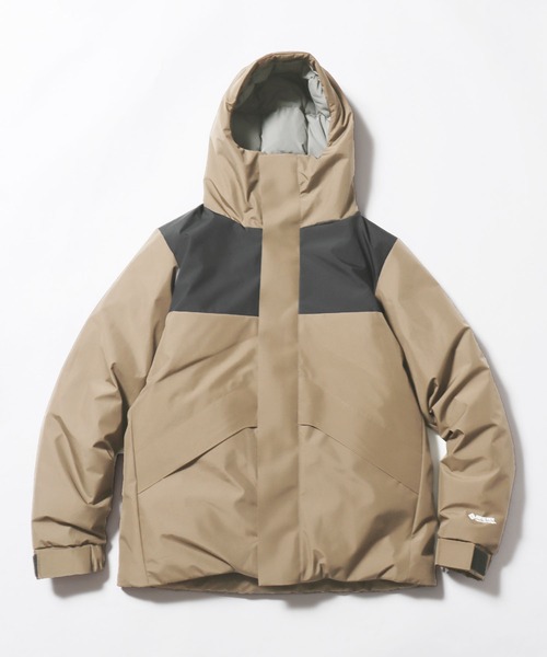 [プラスフェニックス] TEX INFINIUM Bicolor Down Jacke ダウンジャケット/撥水 black M プラスフェニックス] TEX INFINIUM Bicolor Down Jacke ダウン