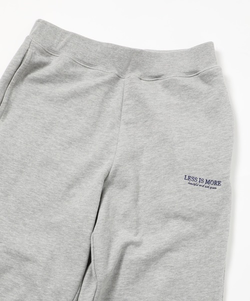 MAISON CLUB(メゾンクラブ)の「【MAISON CLUB】ワンポイント刺繍スウェットパンツ LESS IS MORE 裏毛 セットアップ対応(スウェットパンツ・メンズ・ブラック/グレー/ホワイト/ネイビー/グリーン・L/XL/M)」の12枚目の写真
