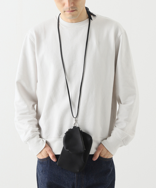 hobo（ホーボー）の「【hobo×JOURNAL STANDARD/ホーボー】別注 PAIR CASE COW LEATHER WITH STRAP（クラッチバッグ・メンズ・ブラック/チョコ・FREE）」の18枚目の写真