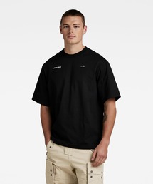 G-STAR | UNISEX BOXY BASE T-SHIRT/ワンポイント/ロゴ/ユニセックス/オーバーサイズ(Tシャツ/カットソー)