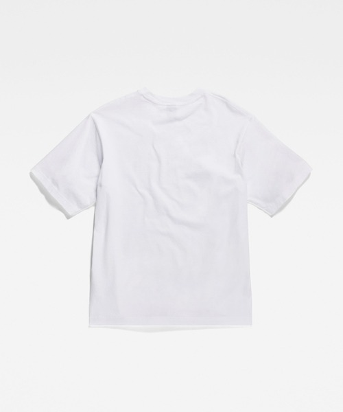 G-STAR（ジースター）の「UNISEX BOXY BASE T-SHIRT/ワンポイント/ロゴ/ユニセックス/オーバーサイズ（Tシャツ/カットソー・メンズ・ホワイト/ダークブラック・LARGE/MEDIUM/SMALL/X-LARGE/X-SMALL）」の7枚目の写真