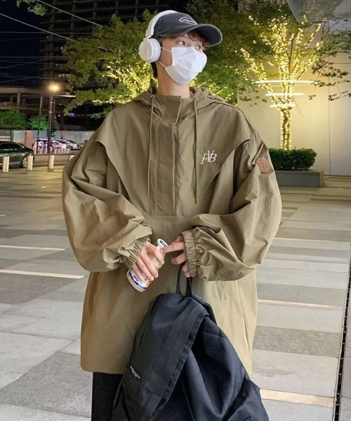 ワンポイントアノラックパーカー（ナイロンジャケット）｜MGV