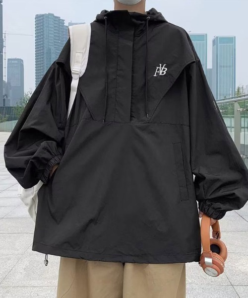 ワンポイントアノラックパーカー（ナイロンジャケット）｜MGV