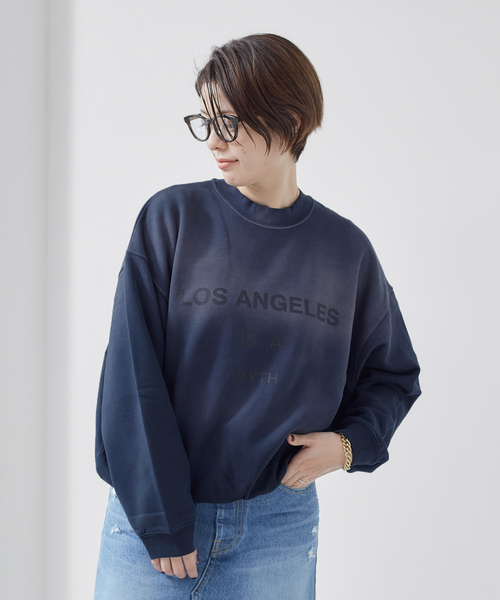 セール】【ANINE BING/アニービン】 JACI SWEAT シャツ MYTH LOS ANG