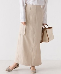 杢ツイードワークスカート