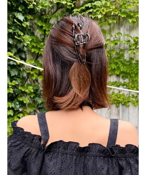 EATME(イートミー)の「ローズバンスクリップ(バレッタ/ヘアクリップ・レディース・シルバー/ブラック・FREE)」の5枚目の写真