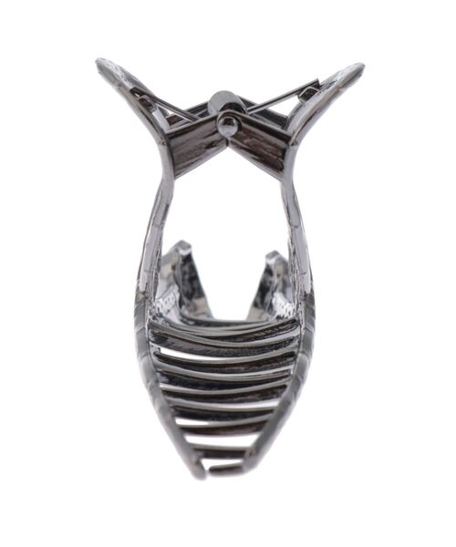 EATME(イートミー)の「ローズバンスクリップ(バレッタ/ヘアクリップ・レディース・シルバー/ブラック・FREE)」の9枚目の写真