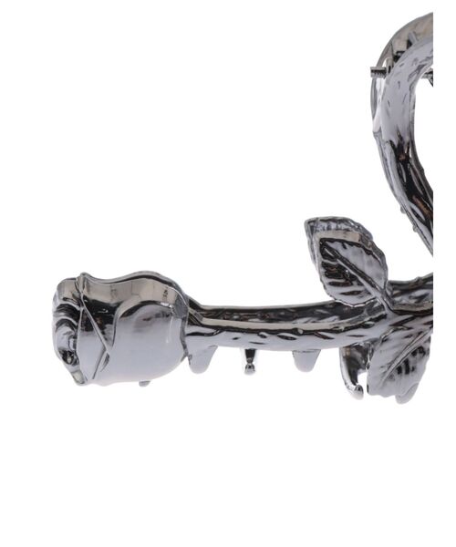 EATME(イートミー)の「ローズバンスクリップ(バレッタ/ヘアクリップ・レディース・シルバー/ブラック・FREE)」の11枚目の写真