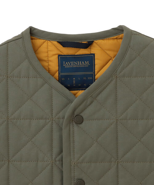 LAVENHAM(ラベンハム)の「LAVENHAM / CROSS DIAMOND THORNHAM(ベスト・メンズ・オリーブ/ブラック・XL/L)」の3枚目の写真