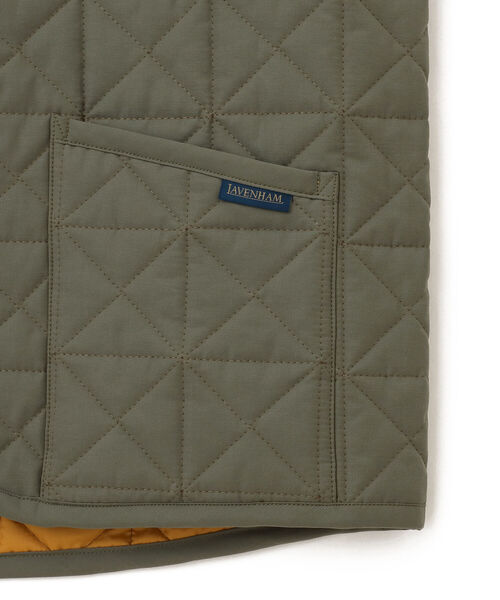LAVENHAM(ラベンハム)の「LAVENHAM / CROSS DIAMOND THORNHAM(ベスト・メンズ・オリーブ/ブラック・XL/L)」の4枚目の写真