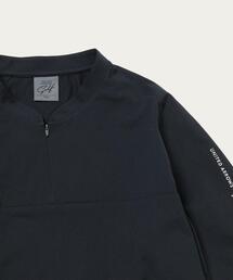 ユナイテッドアローズ　ゴルフシャツ　ハーフジップ長袖 ネイビー XL ユナイテッドアローズ ゴルフシャツ ハーフジップ長袖 ネイビー