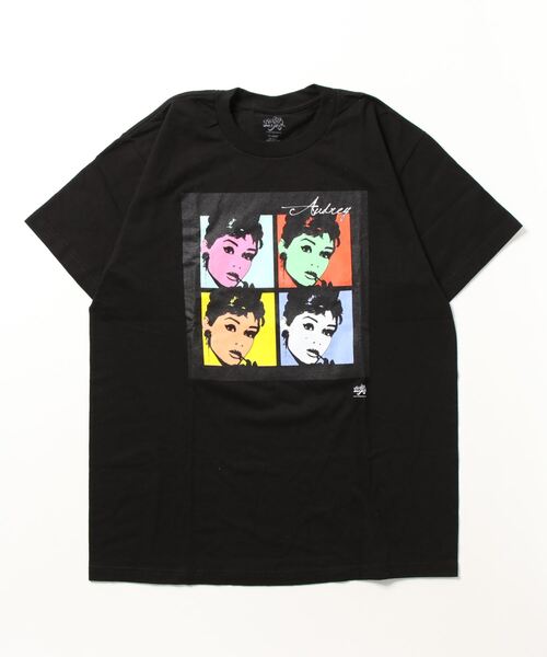 Mag.(マグ)の「【Radio Days】AUDREY HEPBURN S/S TEE オードリーヘップバーン プリントTシャツ(Tシャツ/カットソー・メンズ・ブラック/ホワイト・LARGE/MEDIUM/X-LARGE)」の5枚目の写真