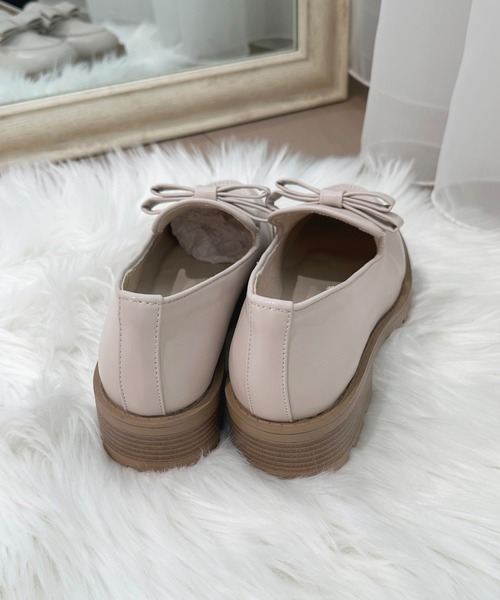 apres jour（アプレジュール）の「リボンローファー【ZOZOTOWN限定アイテム】（ローファー・レディース・ベージュ/ブラック・MEDIUM/LARGE/X-LARGE/SMALL）」の10枚目の写真