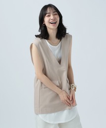 BAYFLOW | リネンライクVネックベスト(ベスト)