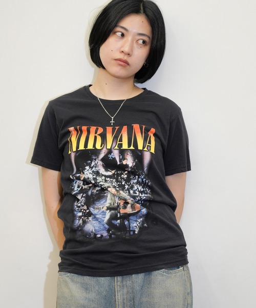 THRIFTY LOOK(スリフティールック)の「THRIFTY LOOK / スリフティールック THRIFTY "NIRVANA" TEE ニルヴァーナ バンドTシャツ バンT(Tシャツ/カットソー・メンズ・ブラック/ブラック系/ブラック系2・LARGE/X-LARGE/MEDIUM)」の20枚目の写真